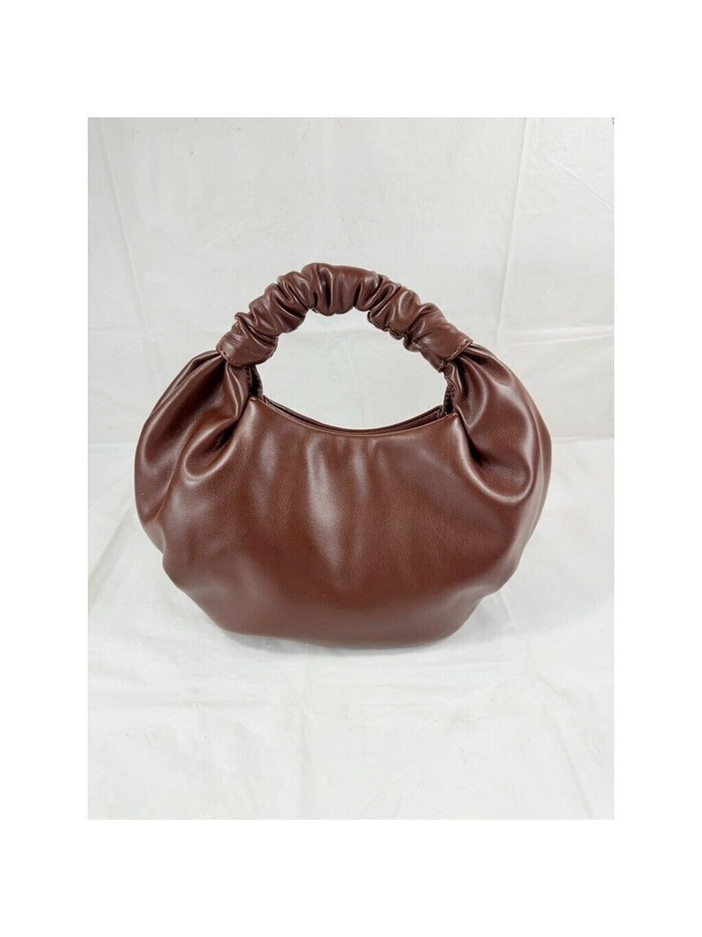 The Drop Addison Soft Volume Top Handle Bag Brown